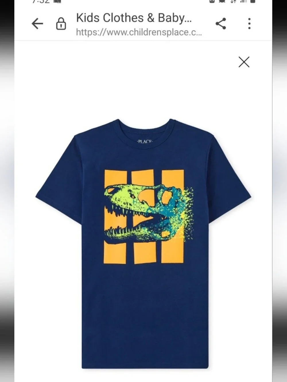 Boys tshirt T-Rex XL NEW